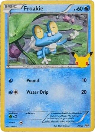 Image of Froakie 022/25  McDonalds 25th Anniversary Promos - Promo