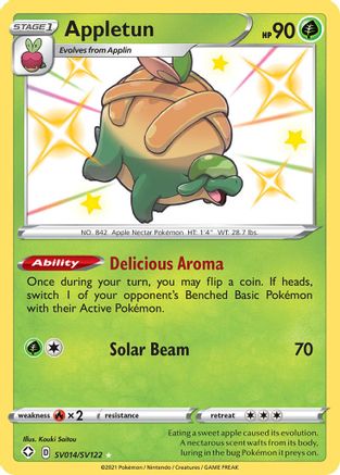 Image of Appletun SV014/SV122  - Holofoil Shining Fates Shiny Vault - Shiny Holo Rare