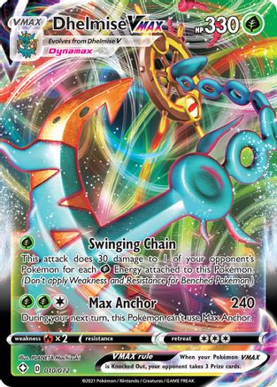 Image of Dhelmise VMAX 010/072  - Holofoil Shining Fates - Ultra Rare