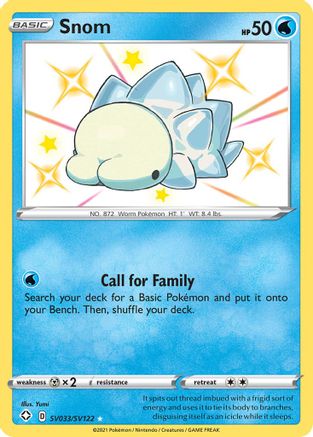 Image of Snom SV033/SV122  - Holofoil Shining Fates Shiny Vault - Shiny Holo Rare