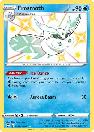 Image of Frosmoth SV034/SV122  - Holofoil Shining Fates Shiny Vault - Shiny Holo Rare