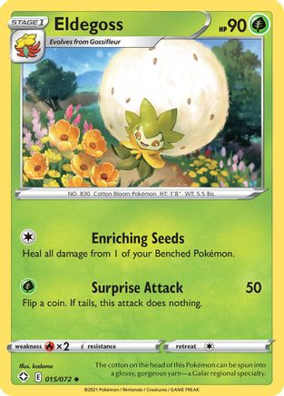 Image of Eldegoss 015/072  Shining Fates - Uncommon