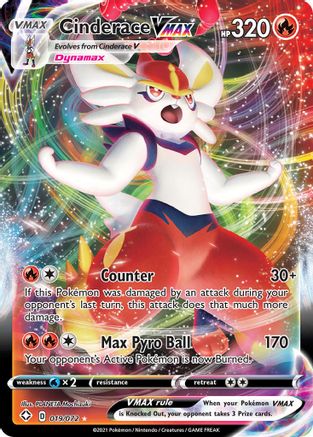 Image of Cinderace VMAX 019/072  - Holofoil Shining Fates - Ultra Rare