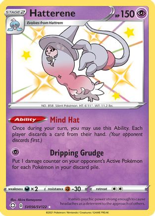Image of Hatterene SV056/SV122  - Holofoil Shining Fates Shiny Vault - Shiny Holo Rare