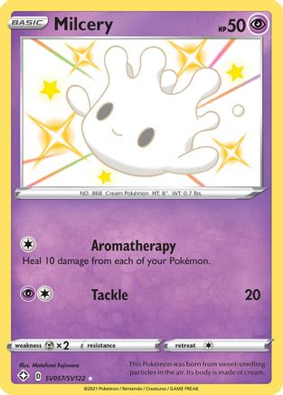 Image of Milcery SV057/SV122  - Holofoil Shining Fates Shiny Vault - Shiny Holo Rare
