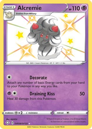 Image of Alcremie SV058/SV122  - Holofoil Shining Fates Shiny Vault - Shiny Holo Rare