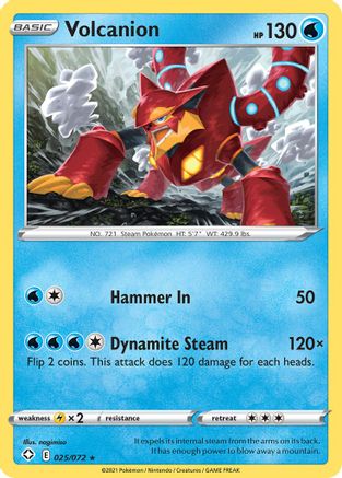 Image of Volcanion 025/072  Shining Fates - Rare