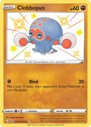 Image of Clobbopus SV072/SV122  - Holofoil Shining Fates Shiny Vault - Shiny Holo Rare