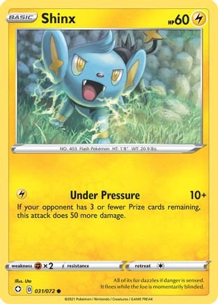 Image of Shinx 031/072  Shining Fates - Common
