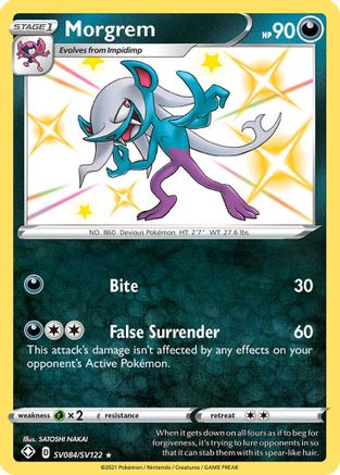 Image of Morgrem SV084/SV122  - Holofoil Shining Fates Shiny Vault - Shiny Holo Rare