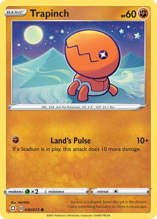 Image of Trapinch 040/072  Shining Fates - Common