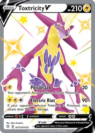 Image of Toxtricity V SV112/SV122  - Holofoil Shining Fates Shiny Vault - Shiny Holo Rare