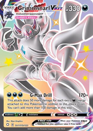 Image of Grimmsnarl VMAX SV117/SV122  - Holofoil Shining Fates Shiny Vault - Shiny Holo Rare