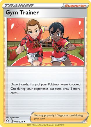 Image of Gym Trainer 059/072  - Reverse Holofoil Shining Fates - Uncommon