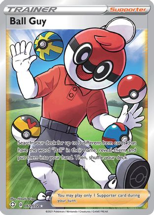 Image of Ball Guy (Full Art) 065/072  - Holofoil Shining Fates - Ultra Rare