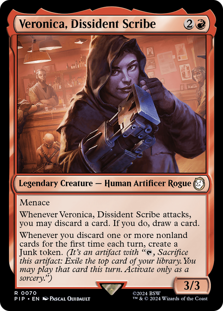 Image of Veronica, Dissident Scribe (PIP-070) - Fallout