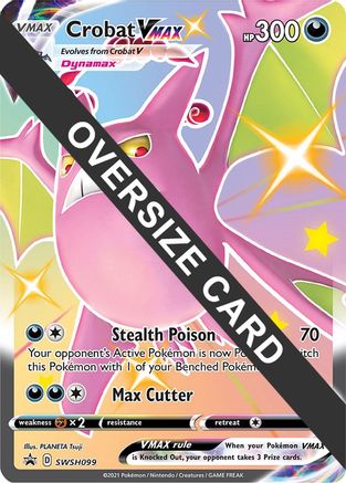 Image of Crobat VMAX SWSH099  - Holofoil Jumbo Cards - Promo