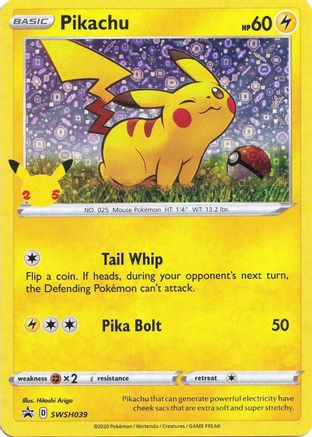 Image of Pikachu SWSH039  - Holofoil Miscellaneous Cards & Products - Promo