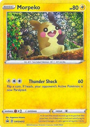 Image of Morpeko SWSH012  - Holofoil Miscellaneous Cards & Products - Promo