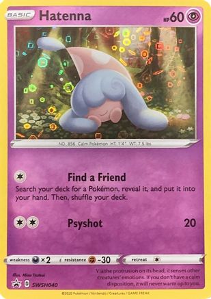 Image of Hatenna SWSH040  - Holofoil Miscellaneous Cards & Products - Promo