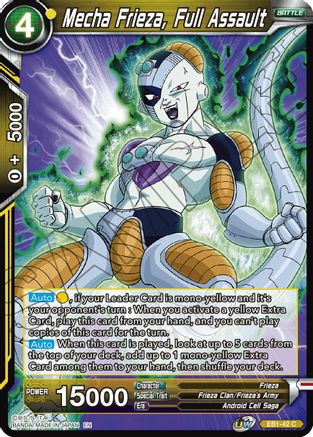 Image of Mecha Frieza, Full Assault (EB1-42) - Battle Evolution Booster