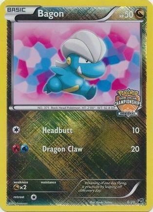 Image of Bagon 006/20  - Holofoil League & Championship Cards - Promo
