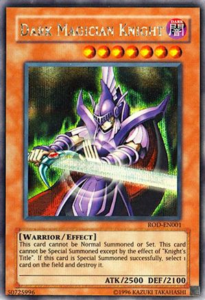 Image of Dark Magician Knight (Reshef of Destruction) (Secret Rare) (ROD-EN001) - Yu-Gi-Oh! Video Game Promotional Cards Unlimited
