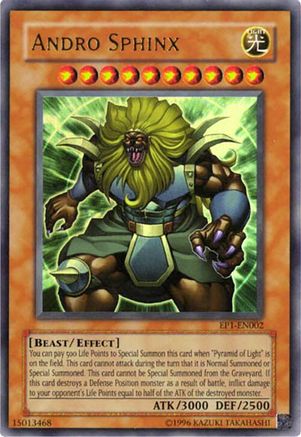 Image of Andro Sphinx (EP1-EN002) - Yu-Gi-Oh! Movie Exclusive Pack Unlimited