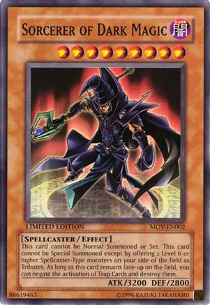 Image of Sorcerer of Dark Magic (MOV-EN002) - Yu-Gi-Oh! The Movie Promo Set Limited