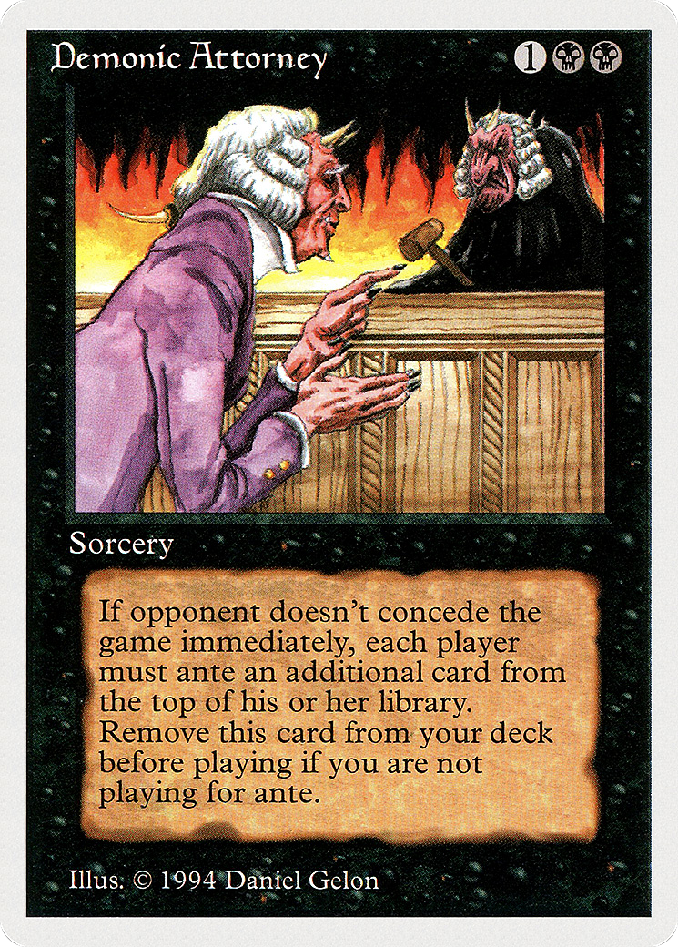 Image of Demonic Attorney (SUM-103) - Summer Magic / Edgar