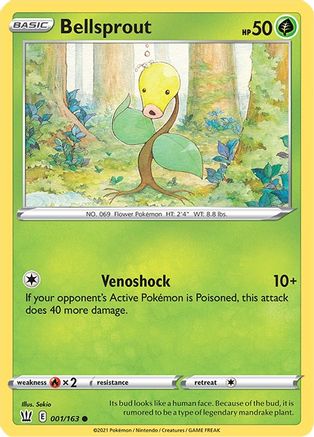 Image of Bellsprout 001/163  SWSH05 Battle Styles - Common