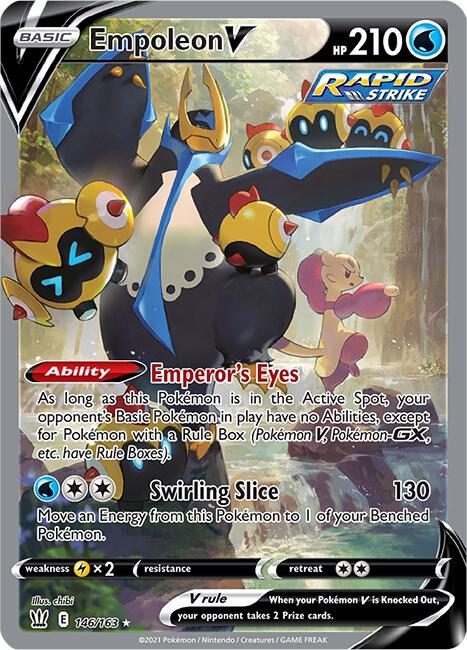 Empoleon V (Alternate Full Art) - SWSH05: Battle Styles