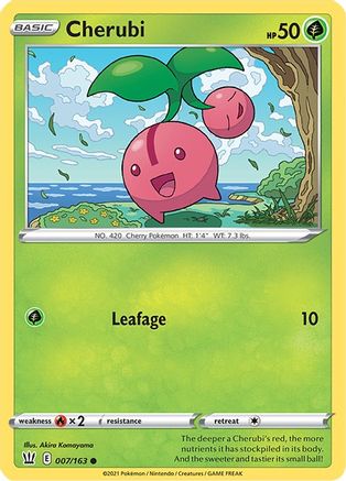 Image of Cherubi 007/163  SWSH05 Battle Styles - Common