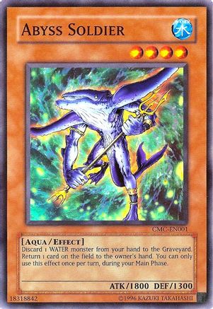 Image of Abyss Soldier (Capsule Monster Coliseum) (CMC-EN001) - Yu-Gi-Oh! Video Game Promotional Cards Limited