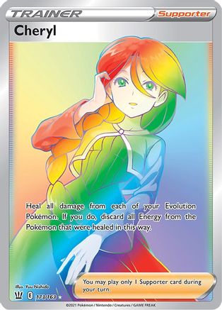 Image of Cheryl (Secret) 173/163  - Holofoil SWSH05 Battle Styles - Secret Rare