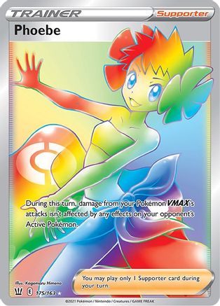 Image of Phoebe (Secret) 175/163  - Holofoil SWSH05 Battle Styles - Secret Rare