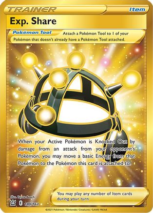 Image of Exp. Share (Secret) 180/163  - Holofoil SWSH05 Battle Styles - Secret Rare