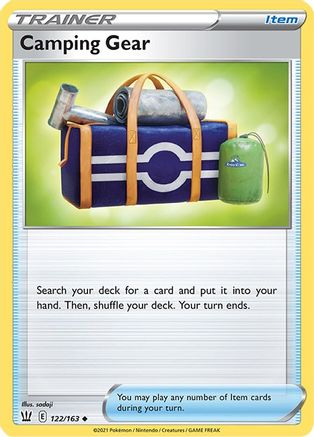 Image of Camping Gear 122/163  - Reverse Holofoil SWSH05 Battle Styles - Uncommon