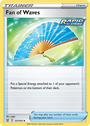 Image of Fan of Waves 127/163  SWSH05 Battle Styles - Uncommon