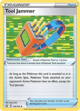 Image of Tool Jammer 136/163  SWSH05 Battle Styles - Uncommon