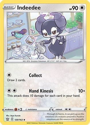 Image of Indeedee 120/163  SWSH05 Battle Styles - Uncommon