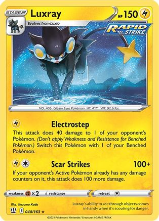 Image of Luxray 048/163  - Holofoil SWSH05 Battle Styles - Holo Rare