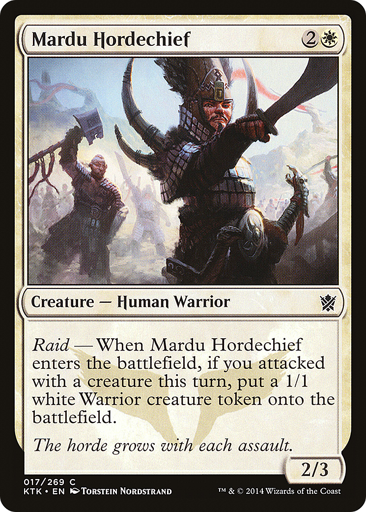 Image of Mardu Hordechief (KTK-017) - Khans of Tarkir