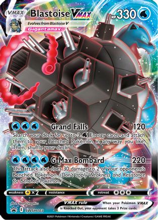 Image of Blastoise VMAX SWSH103  - Holofoil SWSH Sword & Shield Promo Cards - Promo