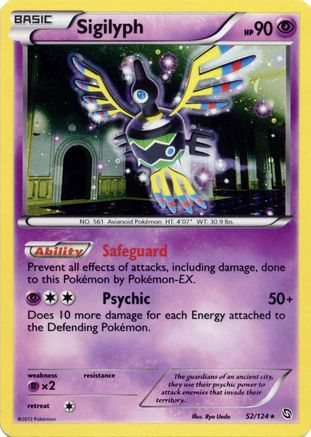 Image of Sigilyph 052/124  - Holofoil Blister Exclusives - Promo
