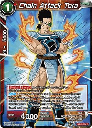 Image of Chain Attack Tora (BT13-006) - Supreme Rivalry