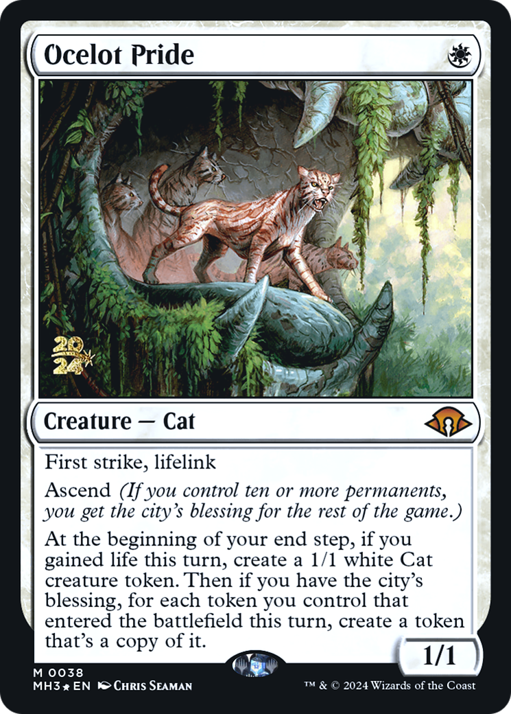 Image of Ocelot Pride (PRE-038) - Modern Horizons 3 Promos Foil