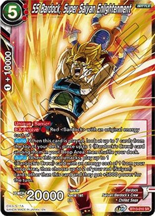 Image of SS Bardock, Super Saiyan Enlightenment (BT13-010) - Supreme Rivalry