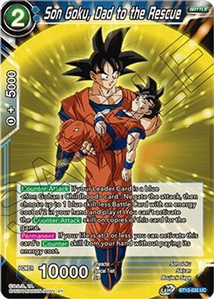 Image of Son Goku, Dad to the Rescue (BT13-035) - Supreme Rivalry