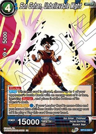 Image of Son Gohan, Unbelievable Might (BT13-038) - Supreme Rivalry